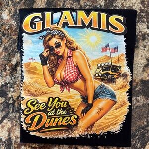 Gildan Black Tee with Retro Desert Graphic